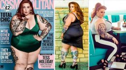 155-килограмова моделка лъсна на корицата на списание Cosmopolitan