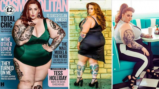 155-килограмова моделка лъсна на корицата на списание Cosmopolitan