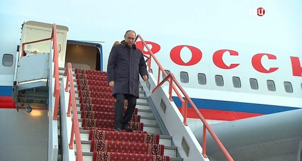 самолета на Владимир Путин