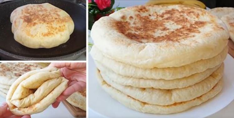 1 чаша кисело мляко и 2 брашно