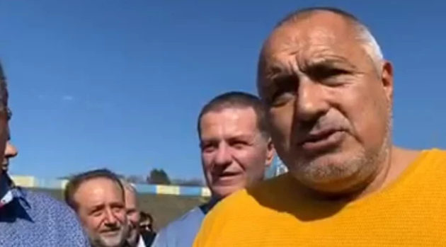 Борисов посети футболен мач