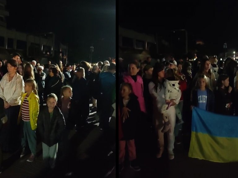 Украинци на протест в Слънчев бряг