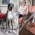 Запознайте се с Фреди – най-голямото куче в света което е високо над 2 метра (Снимки)