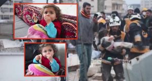 Спасиха я в отломките за да остане сираче - 18-месечно момиченце оцеля като по чудо в земетресението (СНИМКИ)