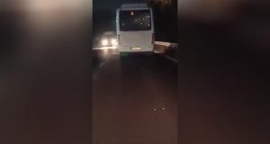 Нечувано нарушение - автобус с пътници кара без светлини в тъмното на Околовръстното на Пловдив