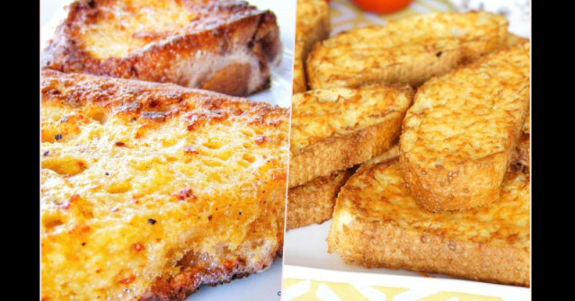 Турски пържени филийки - златна коричка сочна средичка! 2 продукта ги правят по-вкусни от обикновените: