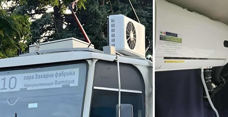 Безценно: Вижте какви климатици слагат на трамваите в София за по 10 бона (снимки)