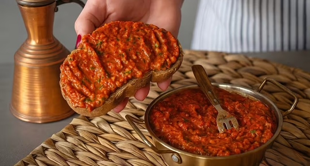 Домашна лютеница без пържене и варене, готова за 5 минути! На вкус е по-добра от оригинала: