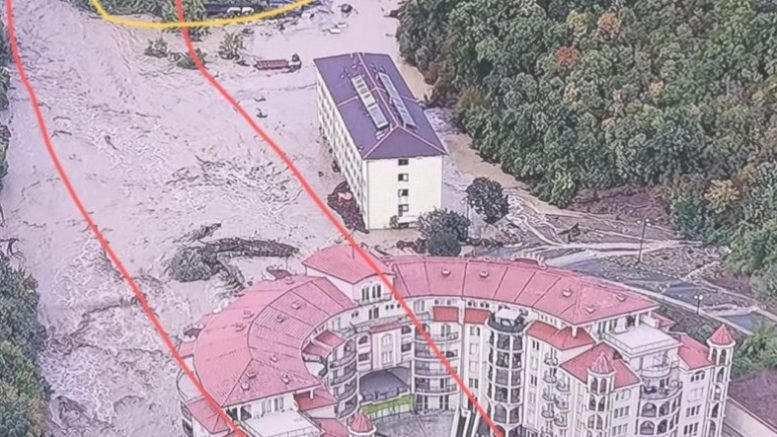 В „Елените“ хотел е построен директно върху речно корито с одобрението на община Несебър
