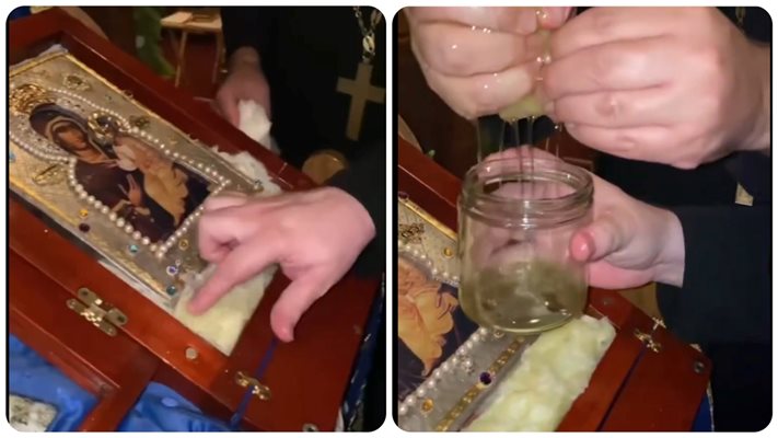 Чудо! Мазна снимка на Христос лекува рак