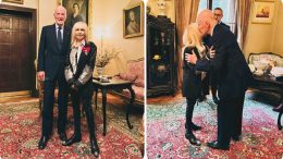 Лили Иванова удостоена с висок орден от Цар Симеон II (Снимки)