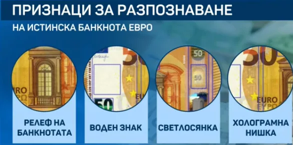 Какво правим ако получим фалшиво евро?