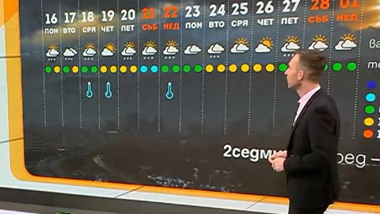 Василковски: Утре и в сряда ще вали така, че ще газим в преспи на северозапад, а на юг има риск от наводнения