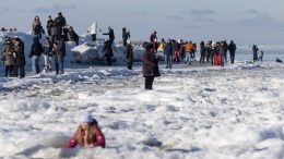 Невиждан студ! Едно море замръзна, дървета се пръскат като бомби