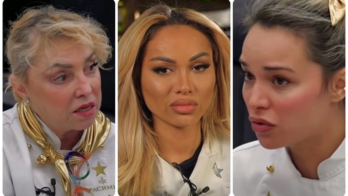 Нора Недкова срази Рая Пеева и майка й Красимира в "Хелс китчън": "Кукумявки!"